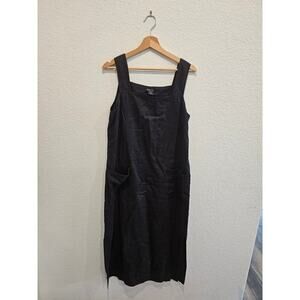 Ny&co Black linen dress sz 10